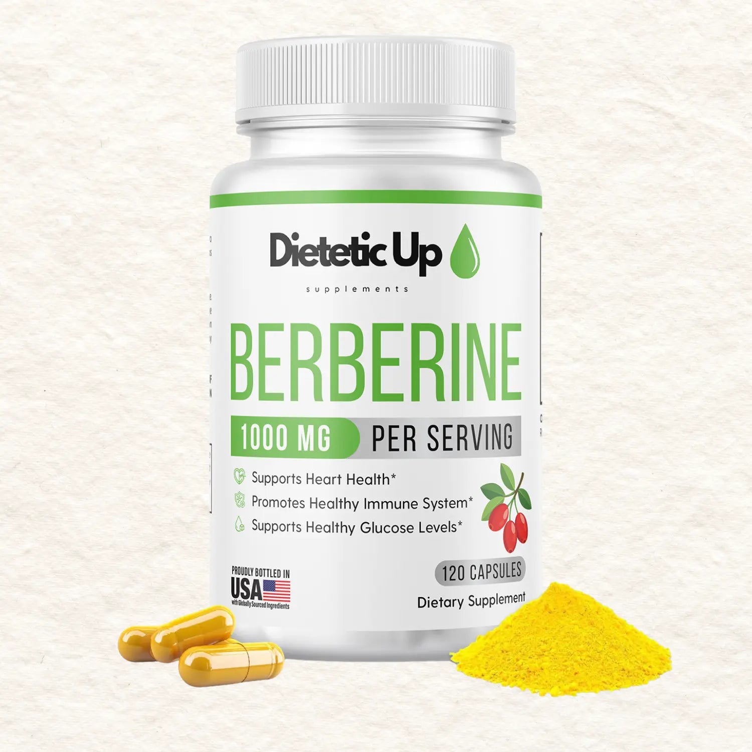 Dietetic Up Berberine HCl 500mg Dietetic Up